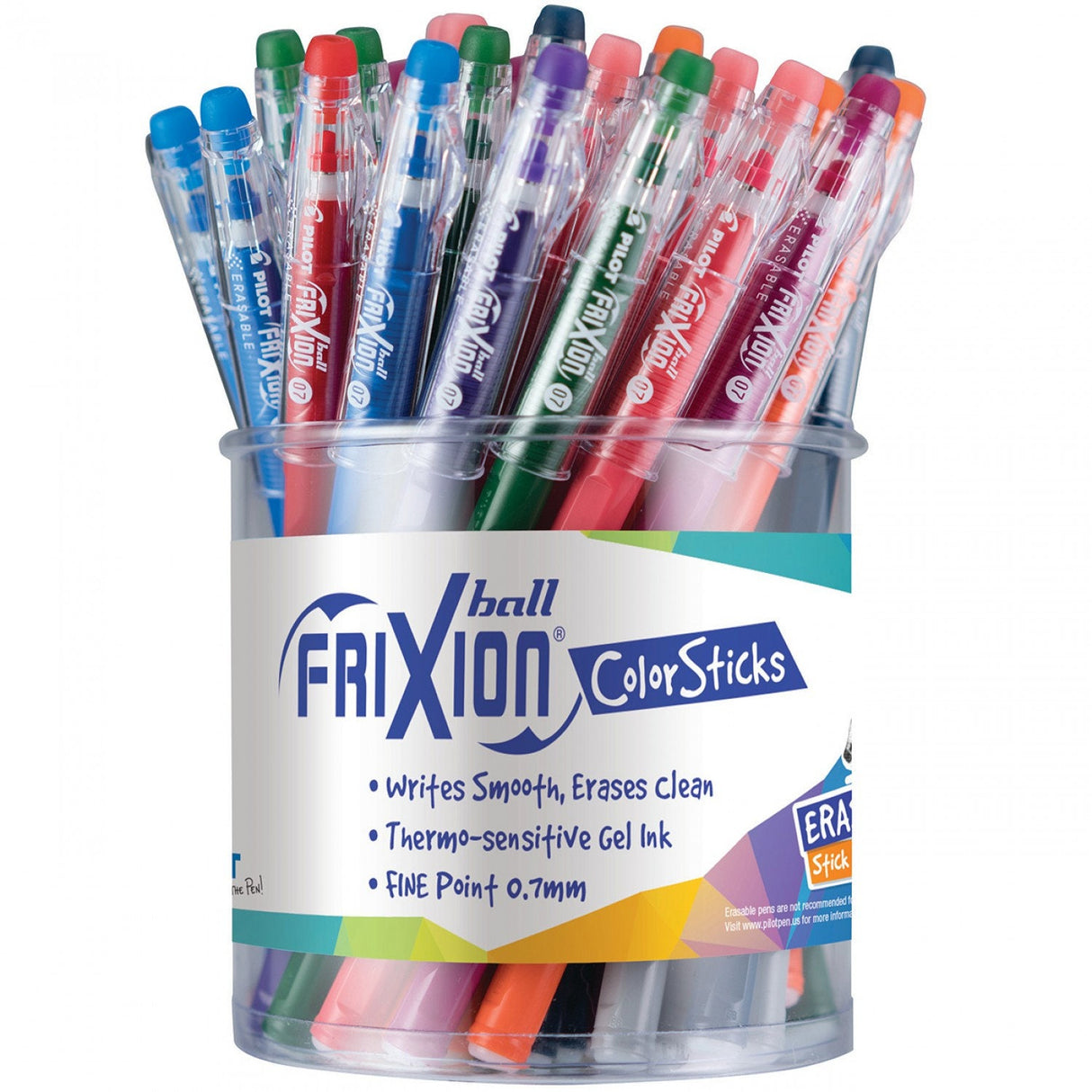 FriXion Erasable Pens, Pilot FriXion Pen, FriXion Gel Pen, FriXion Pens, FriXion 07, Colored Pens - Single Pen Fine Point .7mm