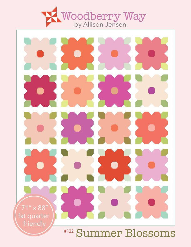 Summer Blossoms PAPER Pattern ONLY by Alli Jenson of Woodberry Way #122
