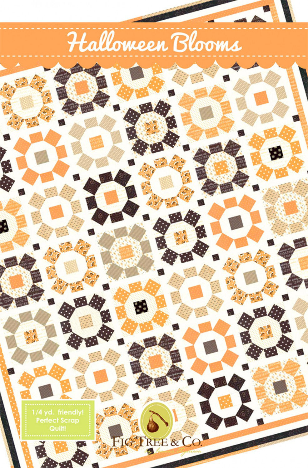 Halloween Blooms Pattern Only FTQ100H