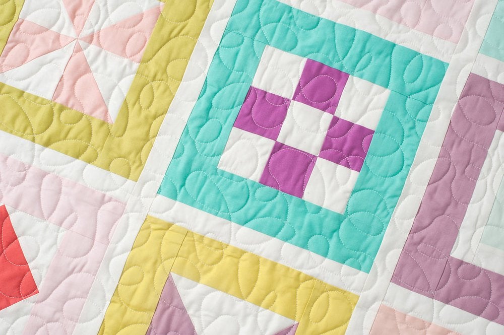 Baby Blocks Quilt PAPER Pattern ONLY by Alli Jenson of Woodberry Way #123