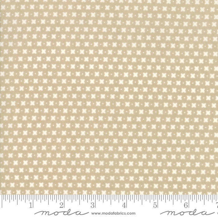 Harper's Garden Taupe Criss Cross Yardage SKU# 37576-15