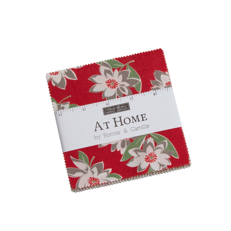 At Home Charm Pack 5" Bonnie's Colors By Bonnie and Camille for Moda Fabrics 55200PPB bin 17