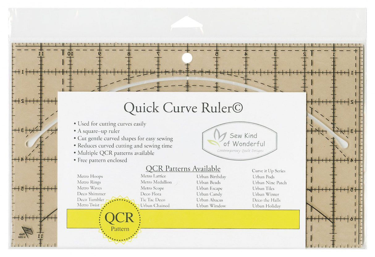 Quick Curve Ruler from Sew Kind of Wonderful SKW100 12x7