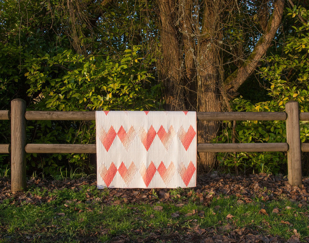 Mi Amor Baby Quilt and Table Runner TQL10013 - PAPER PATTERN-only By Krista Moser