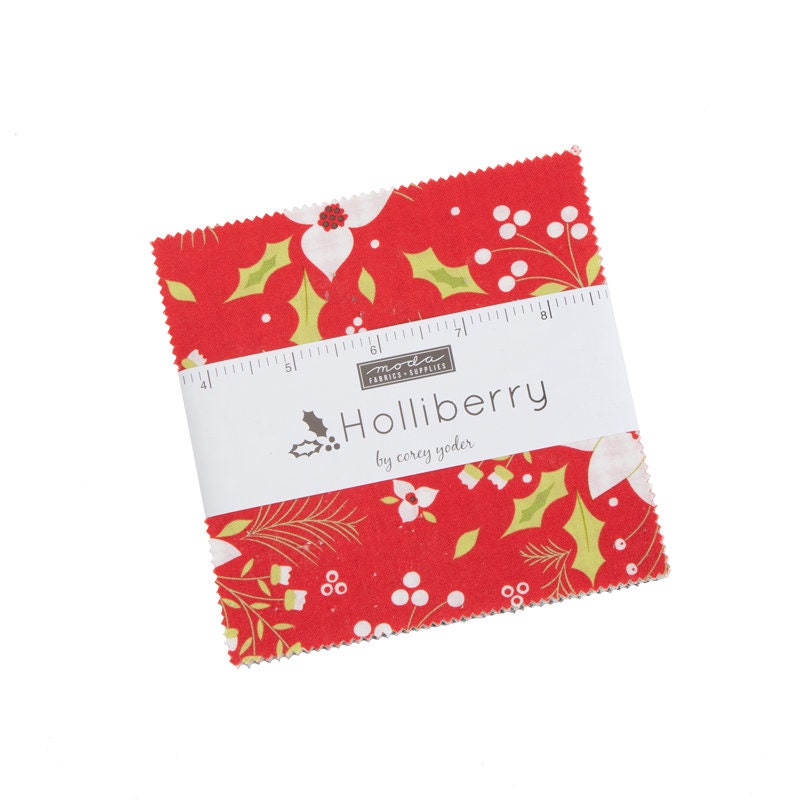 Holliberry Charm pack by Corey Yoder, Little Miss Shabby for Moda Fabrics 29090PP **Instock**