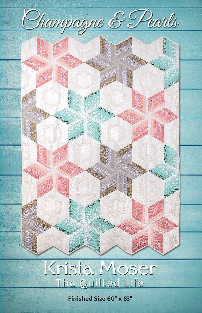 Champagne and Pearls TQL10006- PAPER PATTERN-only By Krista Moser