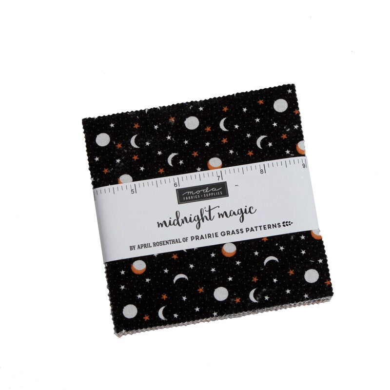 Midnight Magic 5" Charm pack By April Rosenthal for Moda Fabrics 24080PP