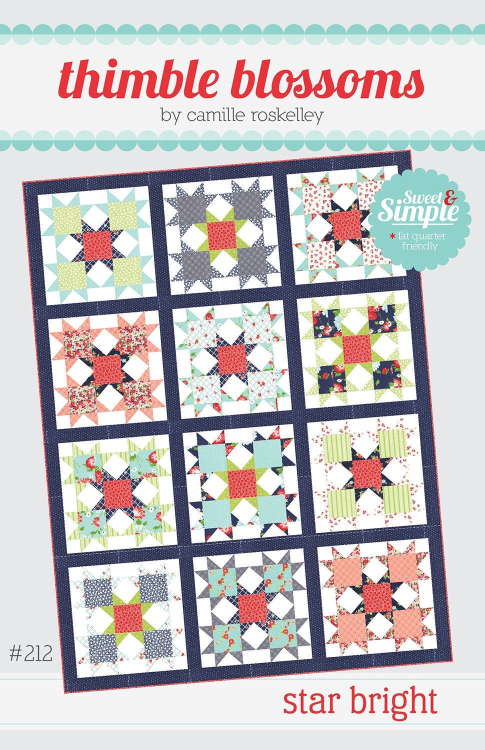 Star Bright Thimble Blossoms sewing pattern TBl212