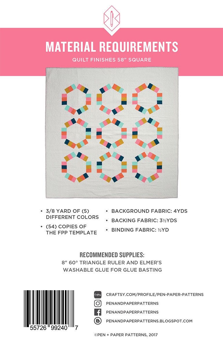 Taffy Pull Quilt Pattern PAP104 from Pen & Paper Patterns By Lindsey 5