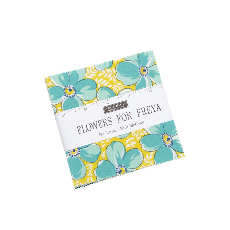 Flowers for Freya Mini Charm Pack 2.5" 23330mc by Linzee McCray for Moda fabrics