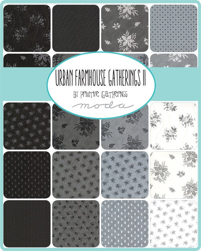 Urban Farmhouse Gatherings II Fat Quarter bundle 40 Prints 49130AB by Primitive Gatherings for Moda fabrics