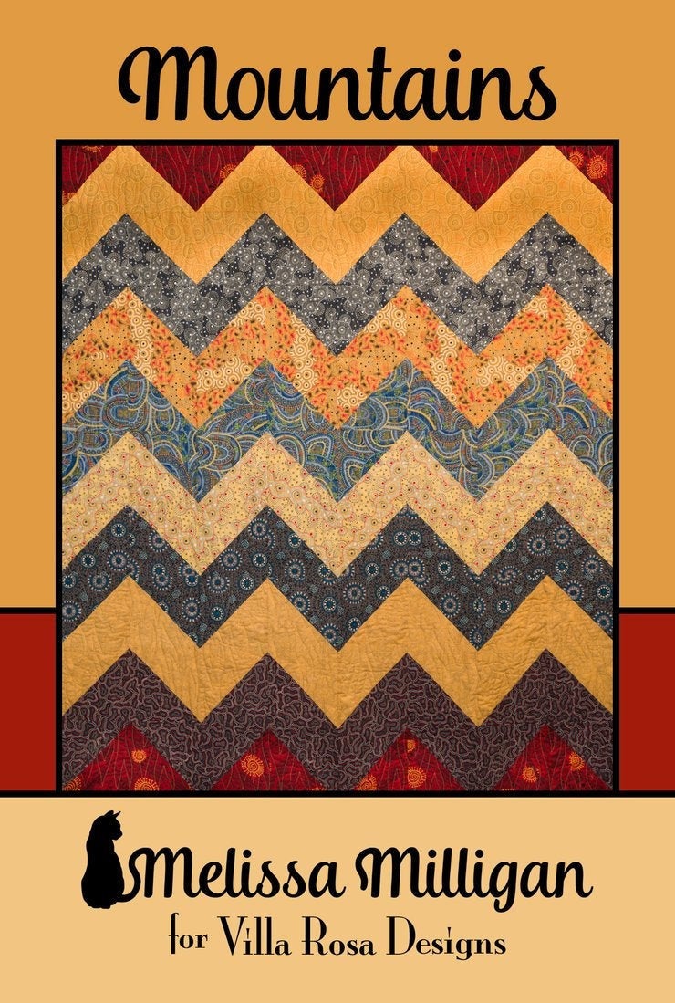 Mountains Quilt Pattern by Villa Rosa Designs 56" x 63"