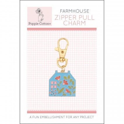 Farmhouse Zipper Pull Charm PCNZPC201903