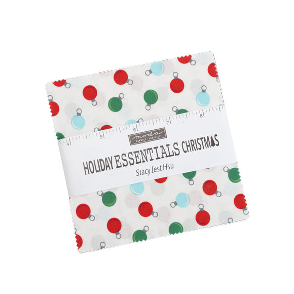 Holiday Essentials Christmas Charm Pack 5"  20740PP by Stacy Iest Hsu for Moda Fabrics