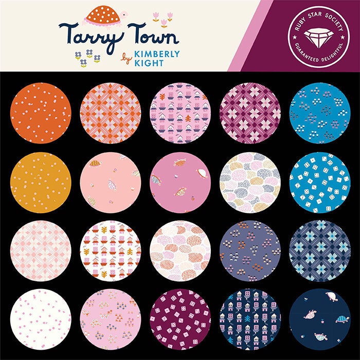 Tarry town 5 inch Charmpack RS30020pp by Kimberly Kight -Ruby Star Society - Moda- bin 16
