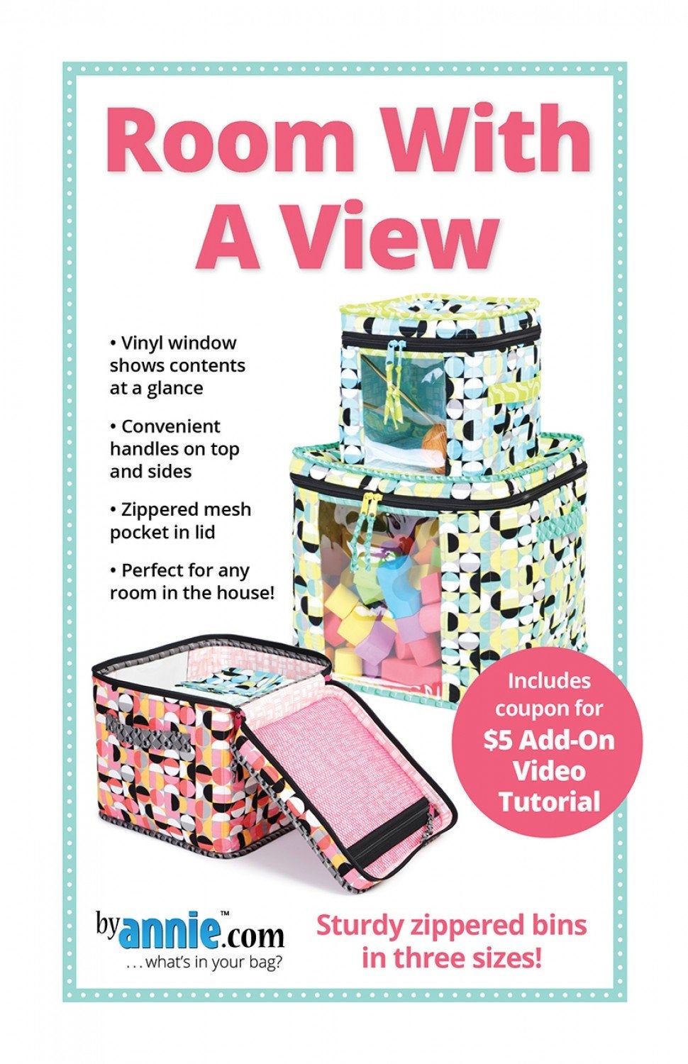 Room With A View PBA291 sewing Pattern by Annie