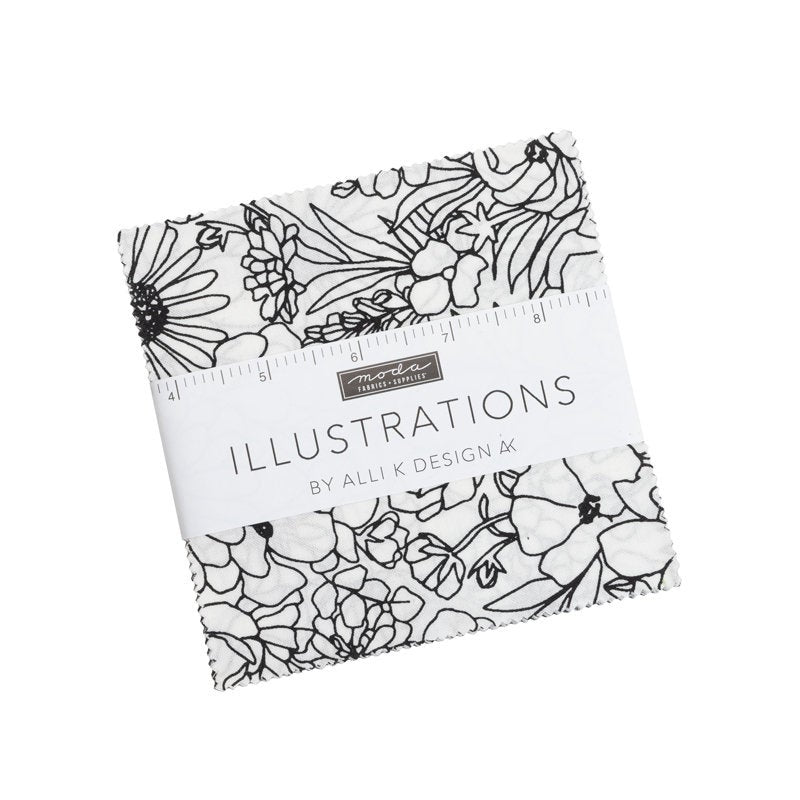 Illustrations Charm Pack 5" 11500pp by Alli K Design for Moda Fabrics