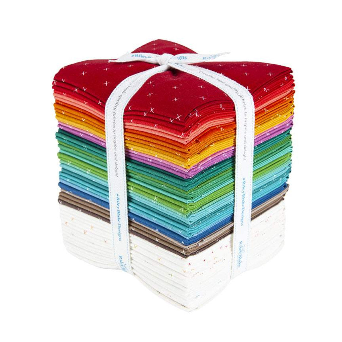 Bee Cross Stitch Fat Quarter Bundle - FQ-745-35 By Lori Holt for Riley Blake Designs 35 pieces