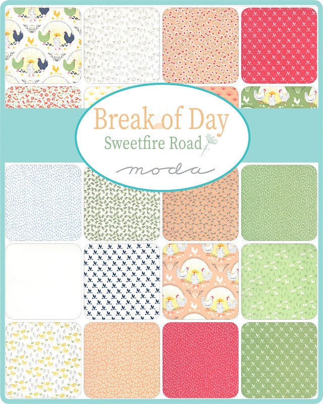 Break of Day Fat Quarter Bundle 34 Prints 43100AB by Sweetfire Road for Moda Fabrics