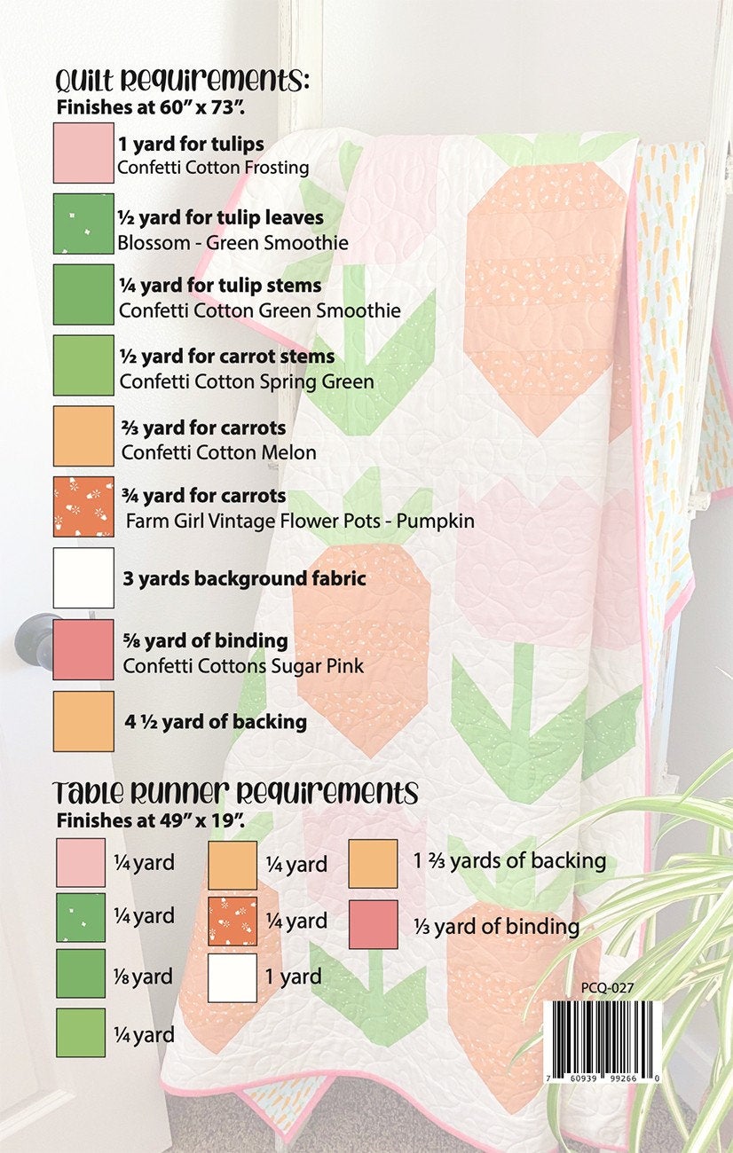 Springtime Garden Quilt pattern PCQ-027 Primrose Cottage Quilts