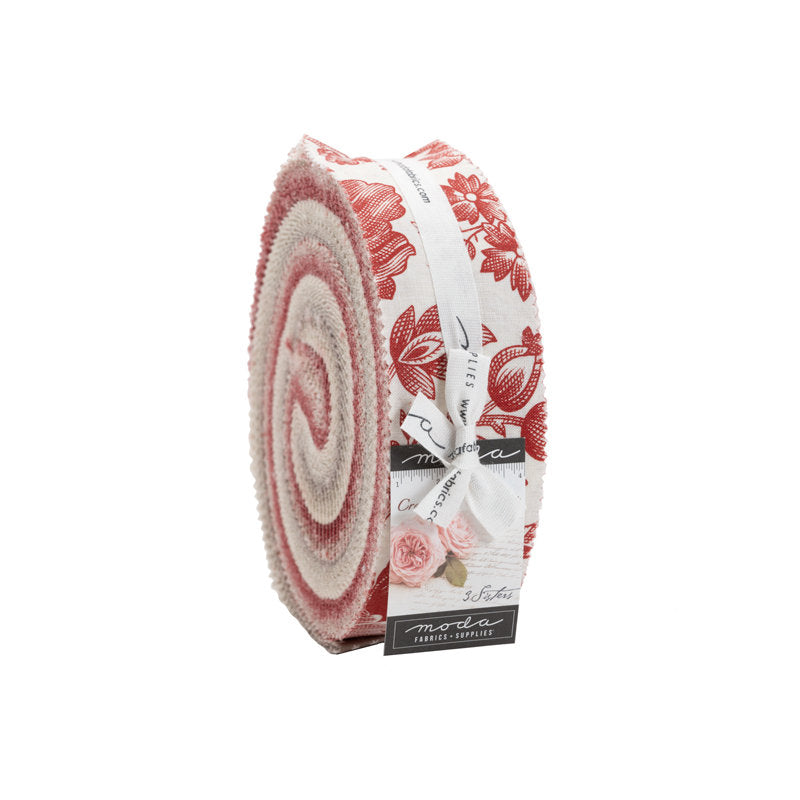 Cranberries Cream Honey Bun 44260HB by 3 Sisters for Moda Fabrics