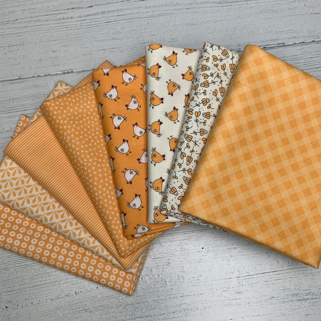 Spring Chicken Fat Quarter Bundle all 38 Prints by Sweetwater for Moda Fabrics
