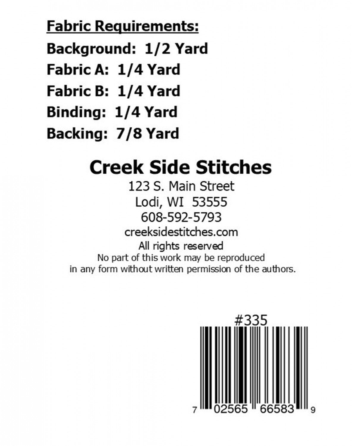 Radiant Star Pattern CSS335 by Creek Side Stitches