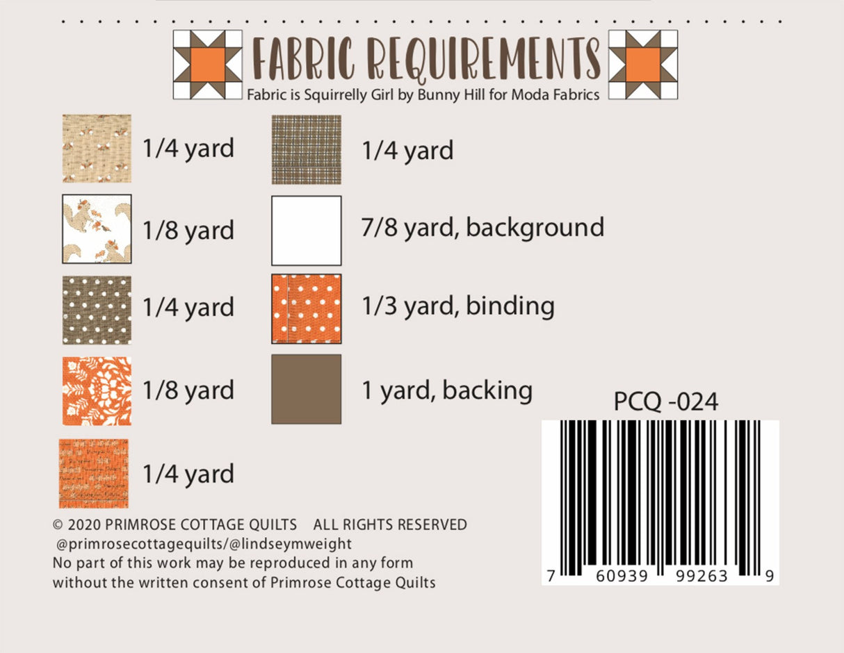 Gingham Goodness PCQ-024 quilting pattern by Primrose Cottage Quilts