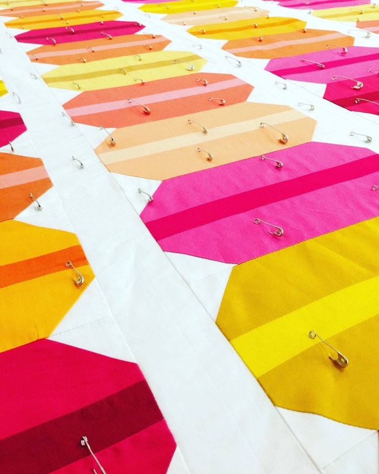 French Macaron, Printed Pattern only by Modern Handcraft, Jelly Roll and Layer Cake Friendly