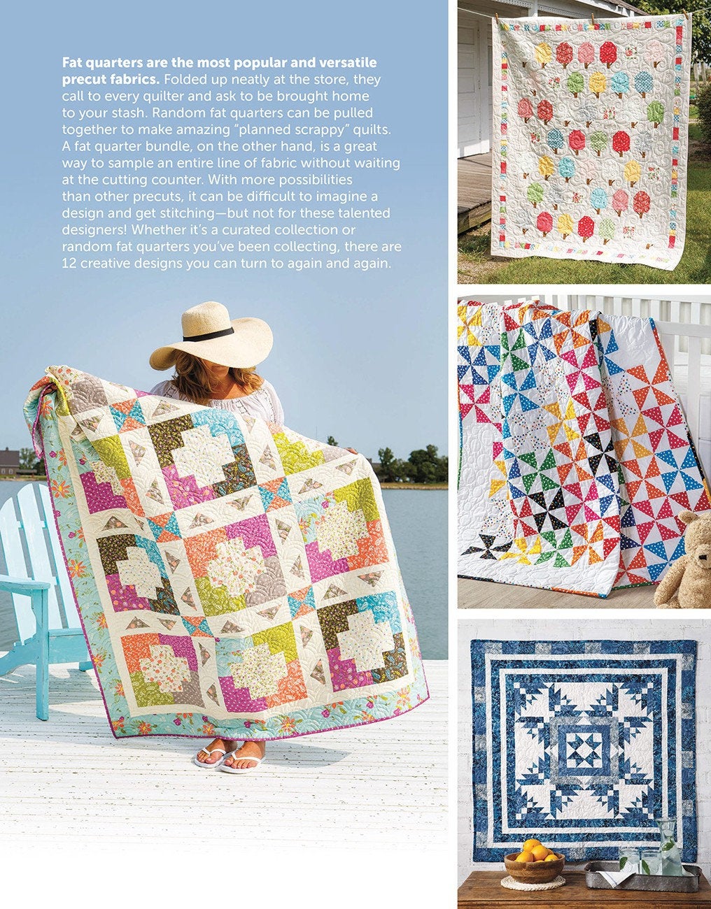 Fat Quarter Friendly Quilts Book 48 pages