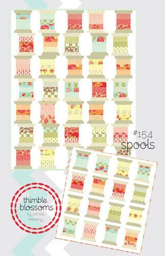 Spools Printed Pattern Only TB 154 Thimble Blossoms Vendor:Thimble Blossoms