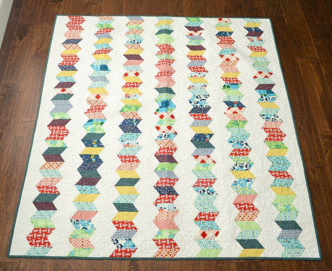 Zipper - Printed Pattern Only TB 158 By Thimble Blossoms