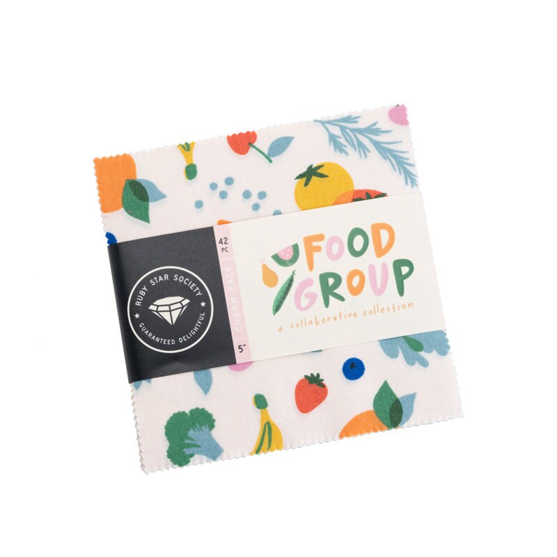 Food Group 5" Charm Pack RS5037PP By Ruby Star Society for Moda Fabrics bin 38
