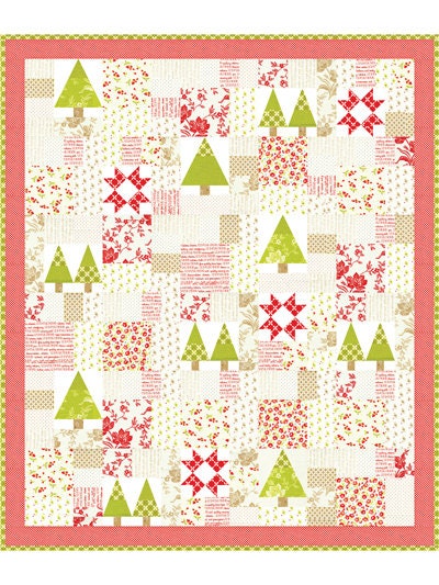 Seasonal Patchwork Quilt Pattern FTQ1793 Three patterns Choose your season