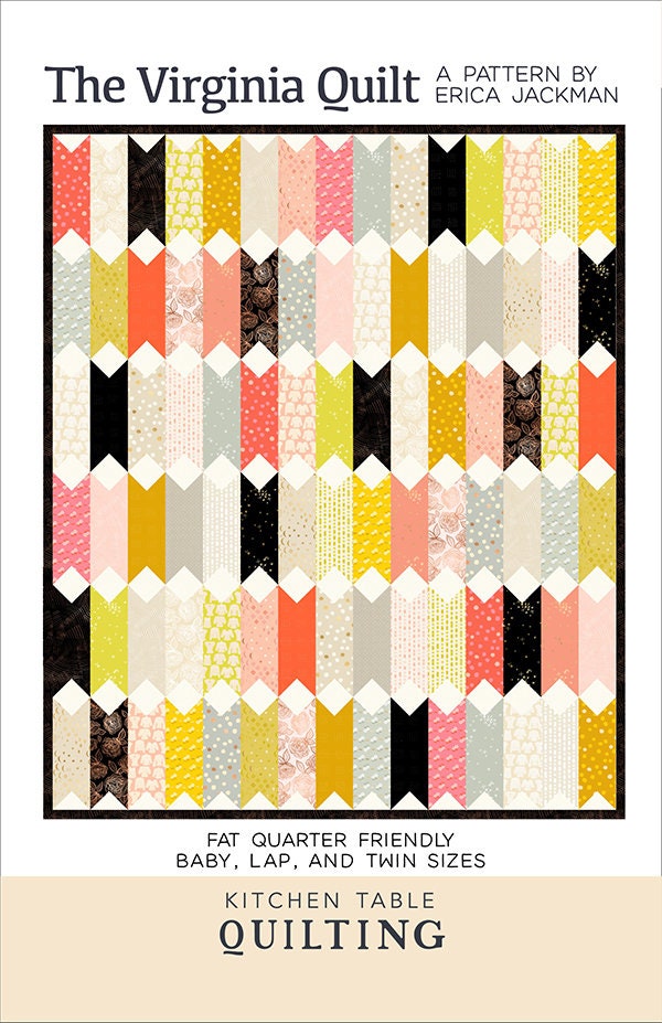 The Virginia Quilt Pattern KTQ147 by Kitchen Table Quilting
