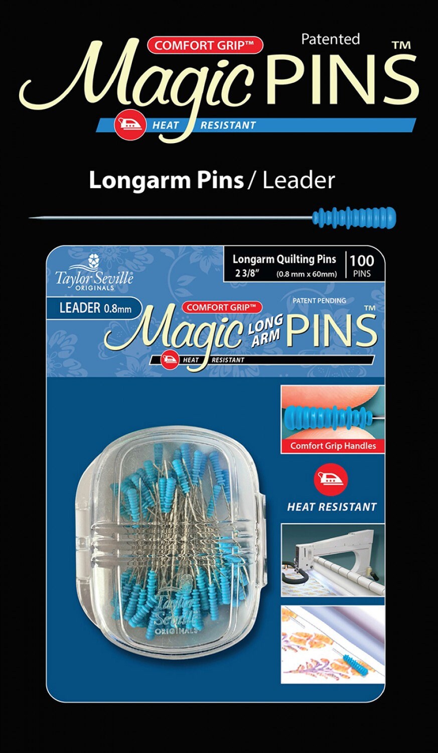 Magic Pins Longarm  2 3/8" Pins 100pc  SKU 219744