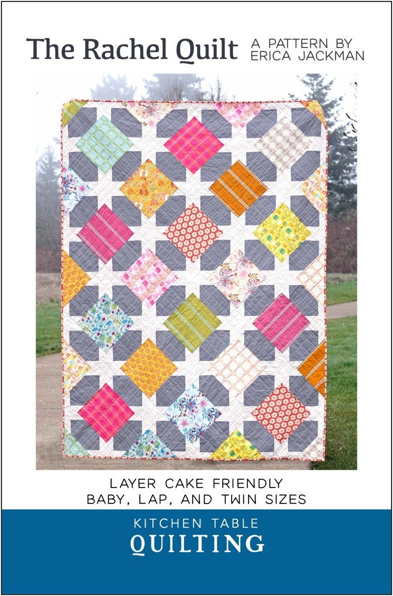The Rachel Quilt Pattern KTQ123 by Kitchen Table Quilting (baby, lap and twin sizes)