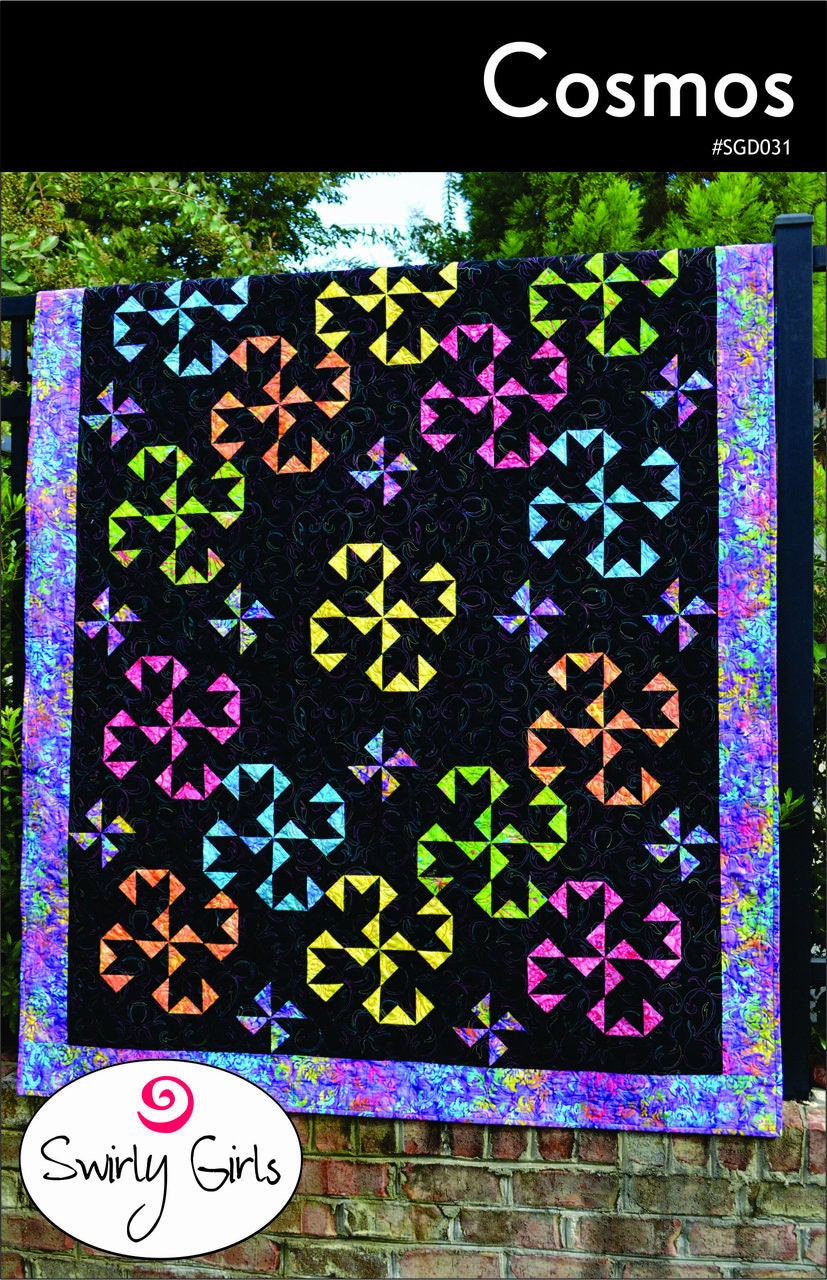 Cosmos Quilt Pattern by Joanne Hillestad for Swirly Girls Design SGD031