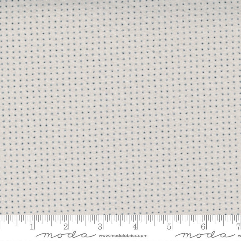 Modern Background More Dot-Dot Fog Yardage 1568-13 by Zen Chic for Moda Fabrics