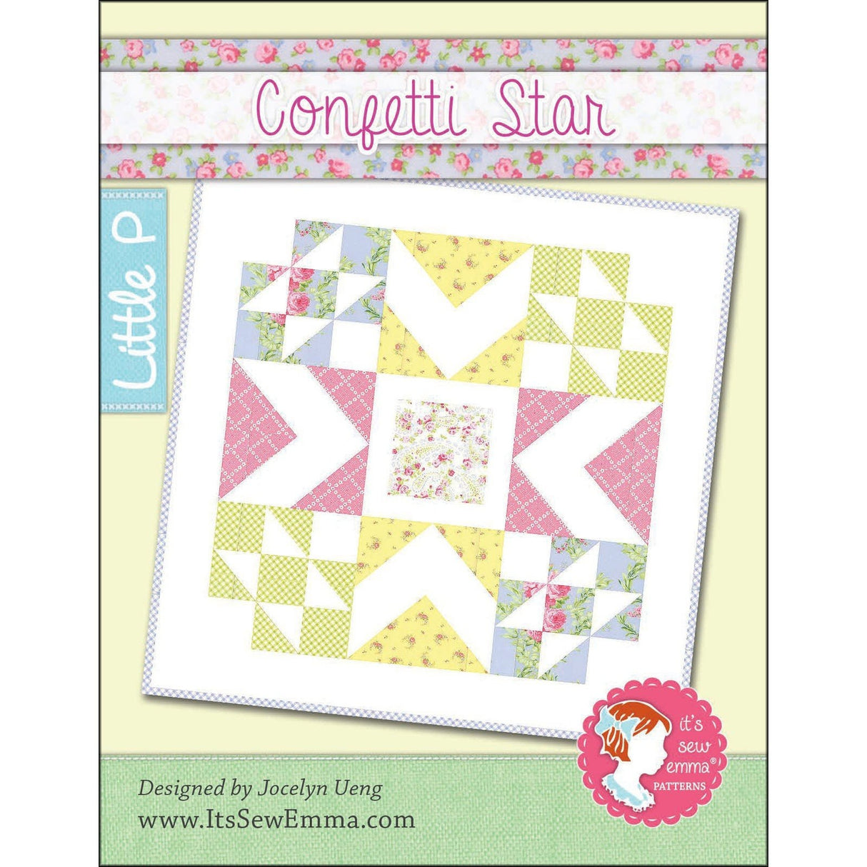 Mini Confetti Star pattern only ISE513 by It's So Emma Bin MP