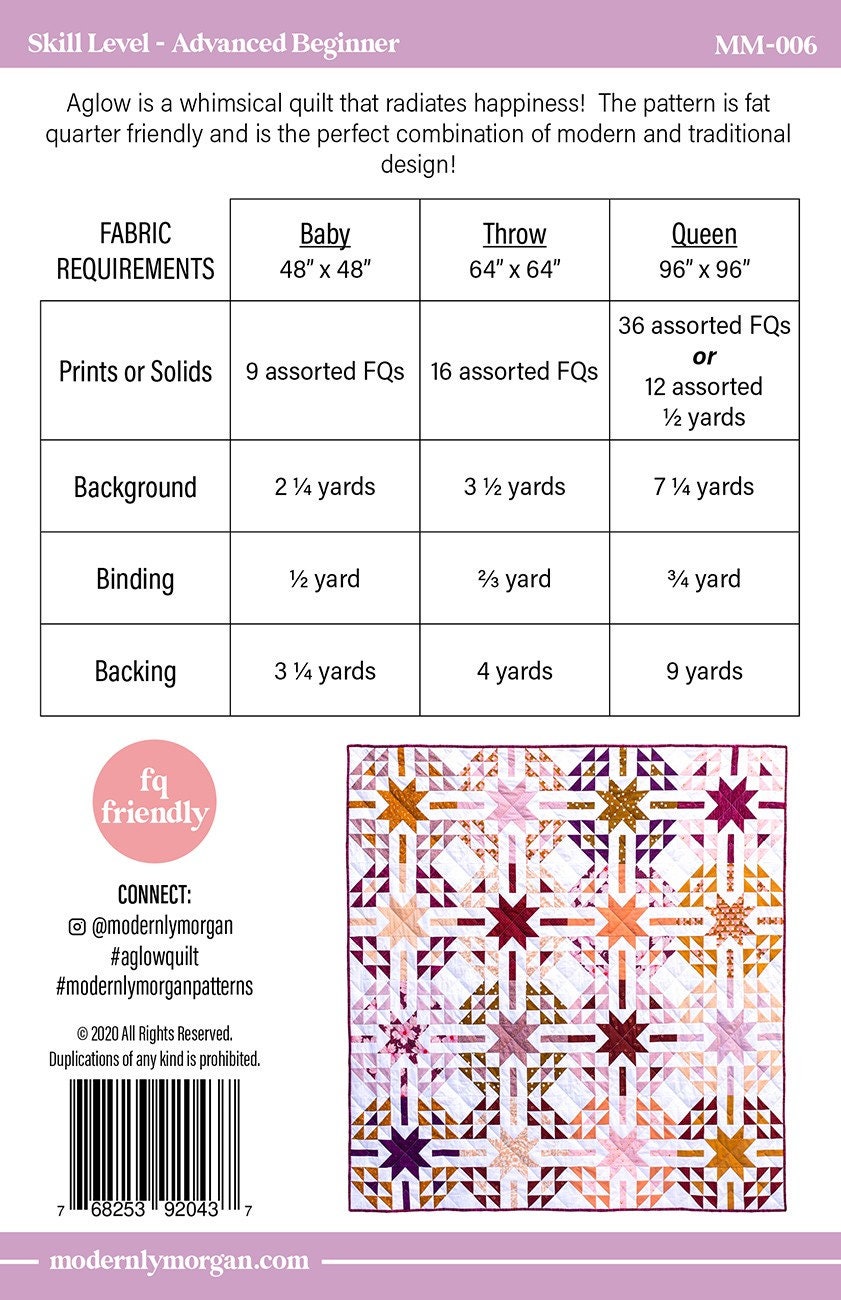 Aglow # MM-006 From Modernly Morgan By Morgan McCollough