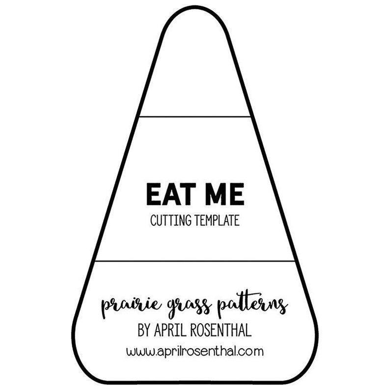 Eat Me Printed Quilt Pattern by April Rosenthal for Prairie Grass Patterns Finished Size 30" x 30"