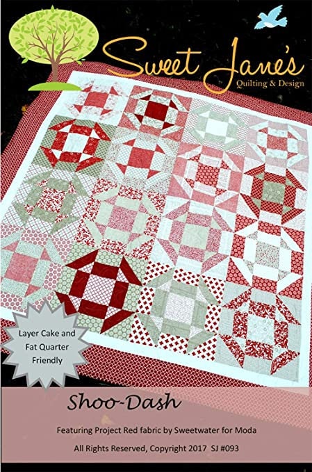 Shoo Dash SJ093, Paper pattern by Sweet Jane's Quilting and Design