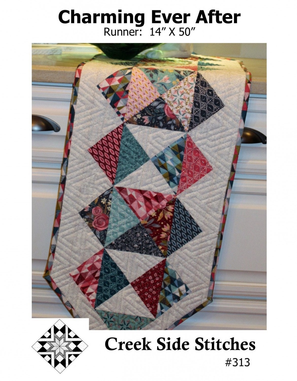 Charming Ever After # CSS313 From Creek Side Stitches, precut friendly