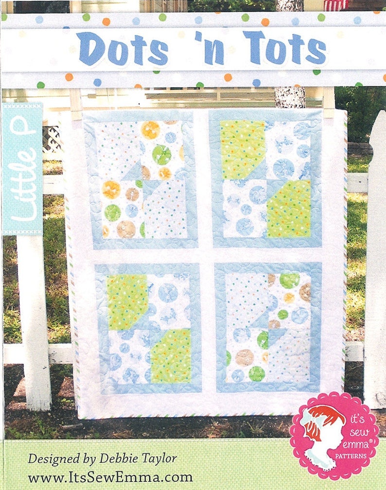 Mini Dots N Tots pattern only ISE504 by It's So Emma Bin MP