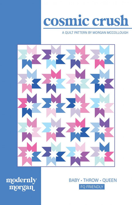 Cosmic Crush MM-011 PAPER Quilt Pattern for Modernly Morgan