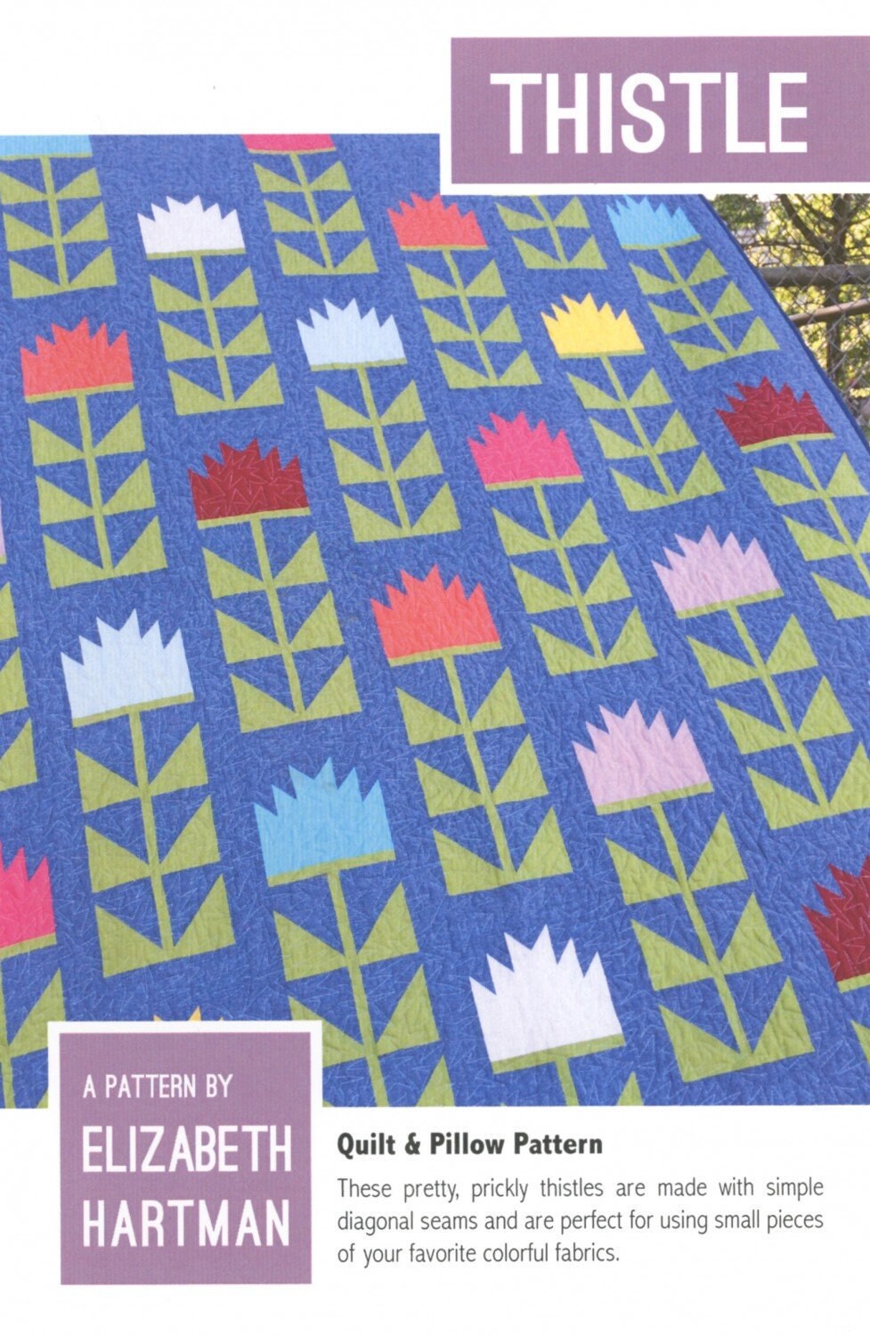 Thistle Quilt PATTERN by Elizabeth Hartman EH022