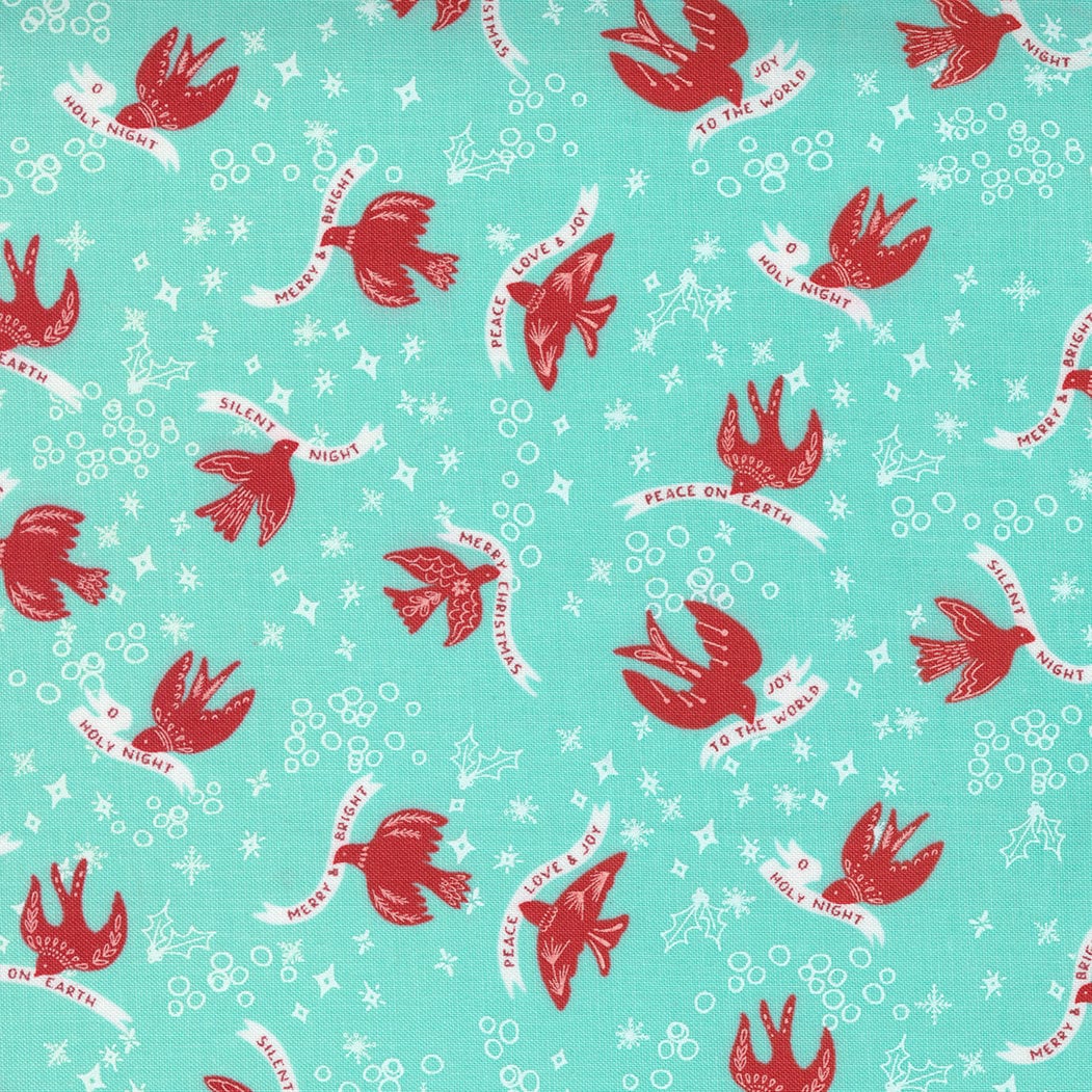 Cheer and Merriment Layer Cake 45530LC by Fancy That Design House for Moda Fabrics includes 42 10" squares