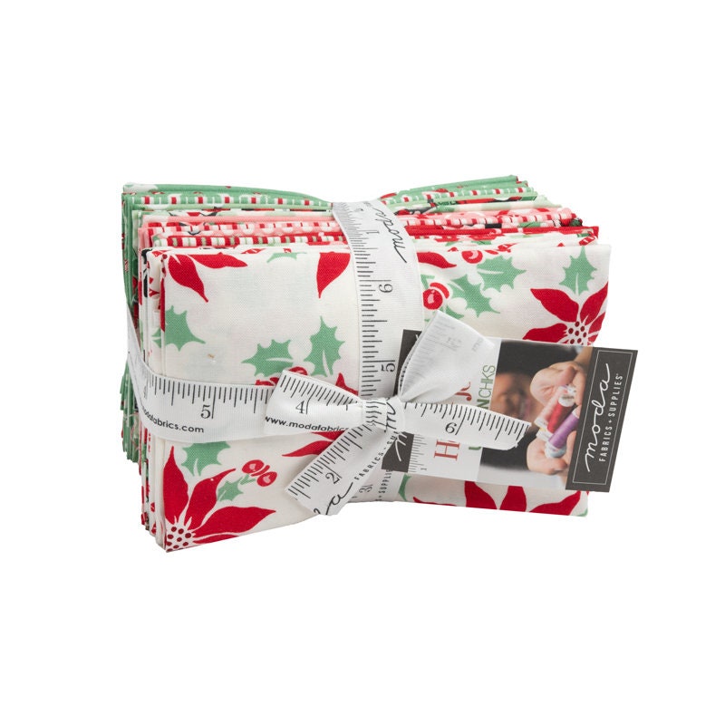 Holly Jolly Fat Eighth Bundle 45530F8 by Urban Chiks for Moda Fabrics Moda Precut Bundle