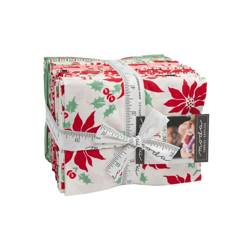 Holly Jolly Fat Quarter Bundle - includes 26 - 18" x 22" Pieces 45530AB by Urban Chiks for Moda Fabrics